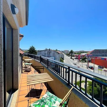 Apto Solpor, Terraza Y Parking Apartment Cambados